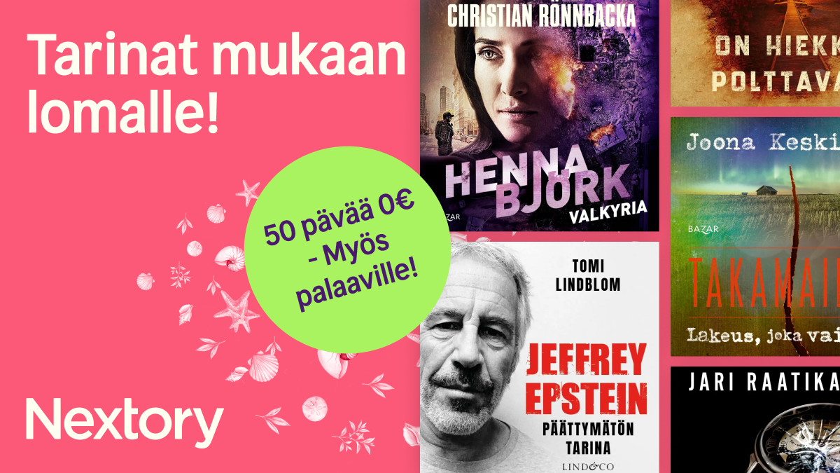 Kesäetu sinulle, Minimanin asiakas – 50 päivää ilmaista kuuntelua Nextoryssa!