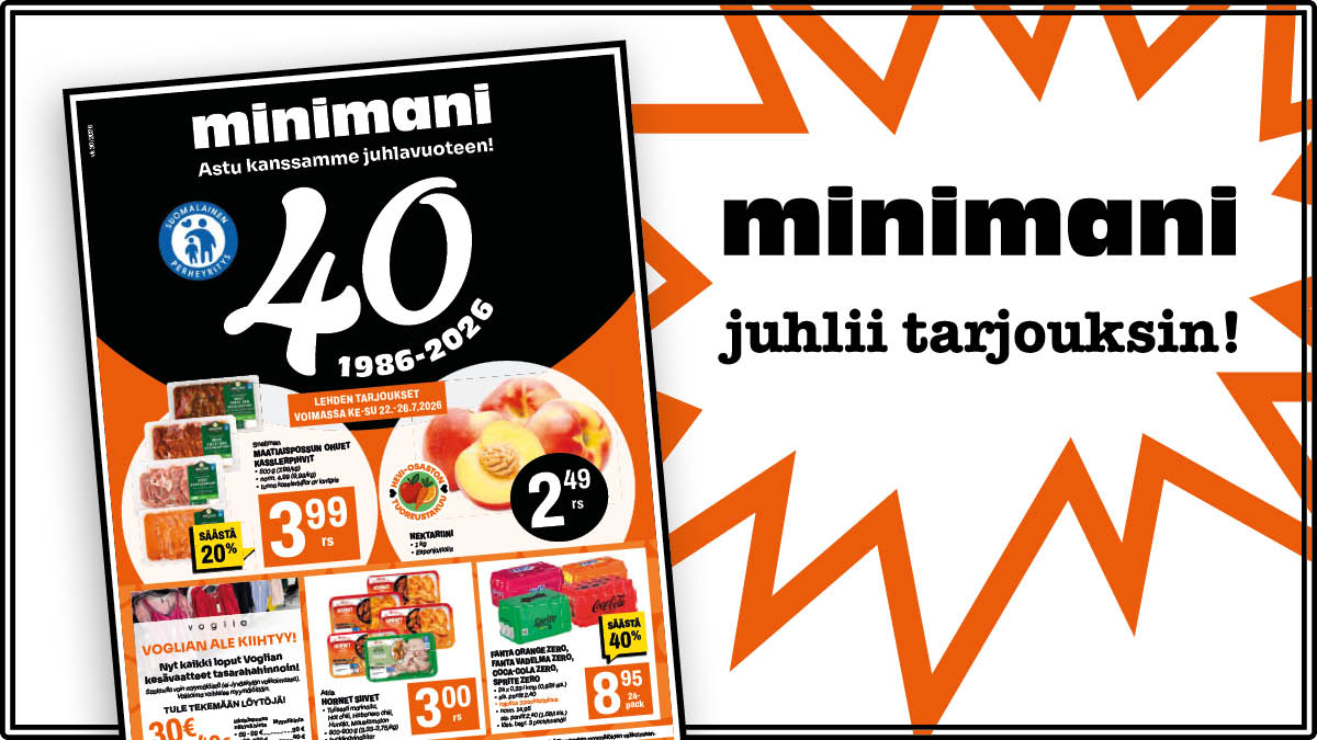 Minimanin uusin tarjouslehti