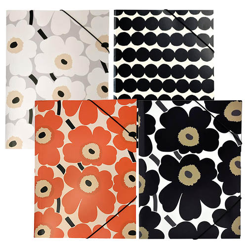 MARIMEKKO KULMALUKKOKANSIO A4 108K MATTALAMINOINTI UNIKKO VAALEANSI